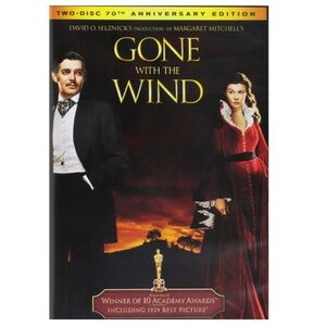 Gone With The Wind 70th Anniversary Two DVD Disc Set- NEW in package